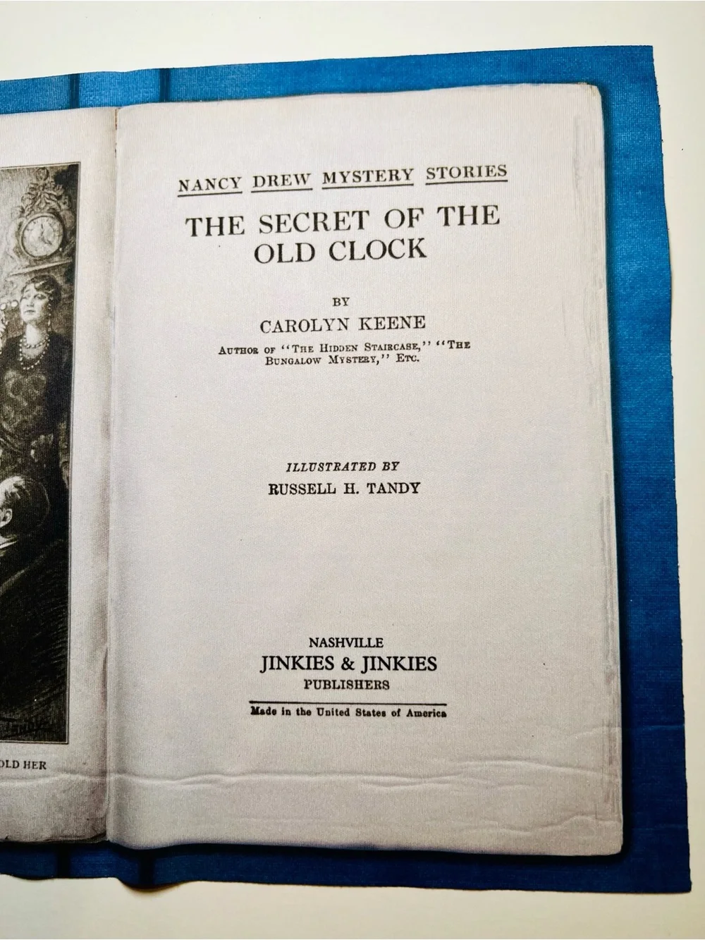 Nancy Drew The Secret of the Old Clock Book Shaped Microfiber Cleaning Eyeglass